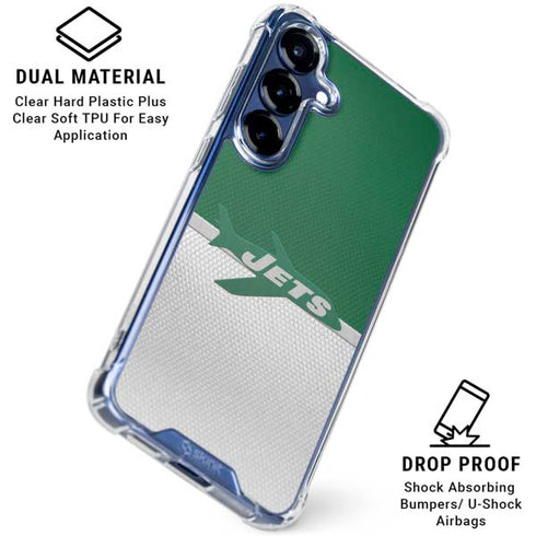 NFL New York Jets Vintage Galaxy S25 Clear Case